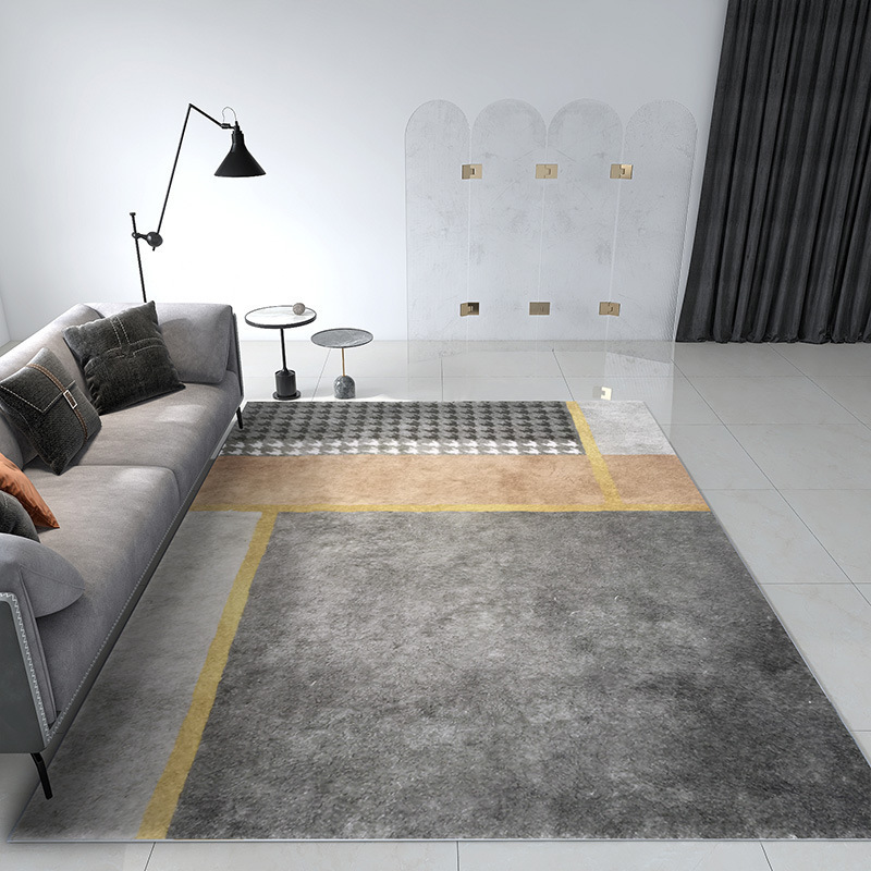 北欧风格地垫/客厅卧室地毯/满铺地毯地垫产品图