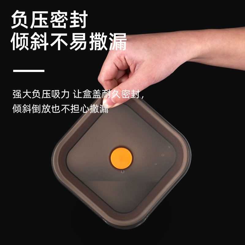 304 stainless steel food storage box, square lunch box, refrigerator food storage box, food storage box, frozen food box details Picture