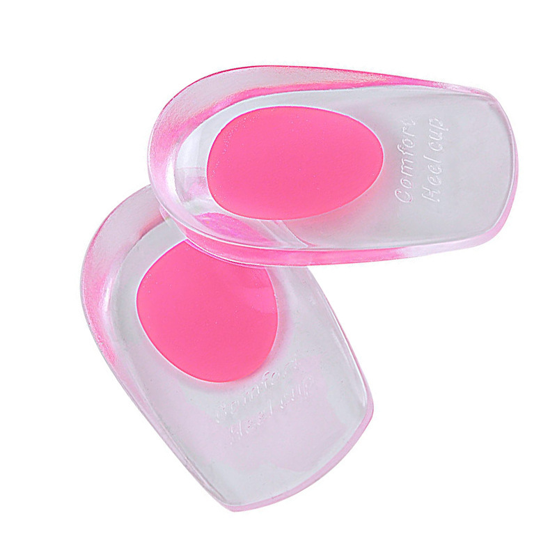Insoles, heel pads, GEL insoles, soft heel pads, heel cups, sole heel cups, thin style, bagged Specification image