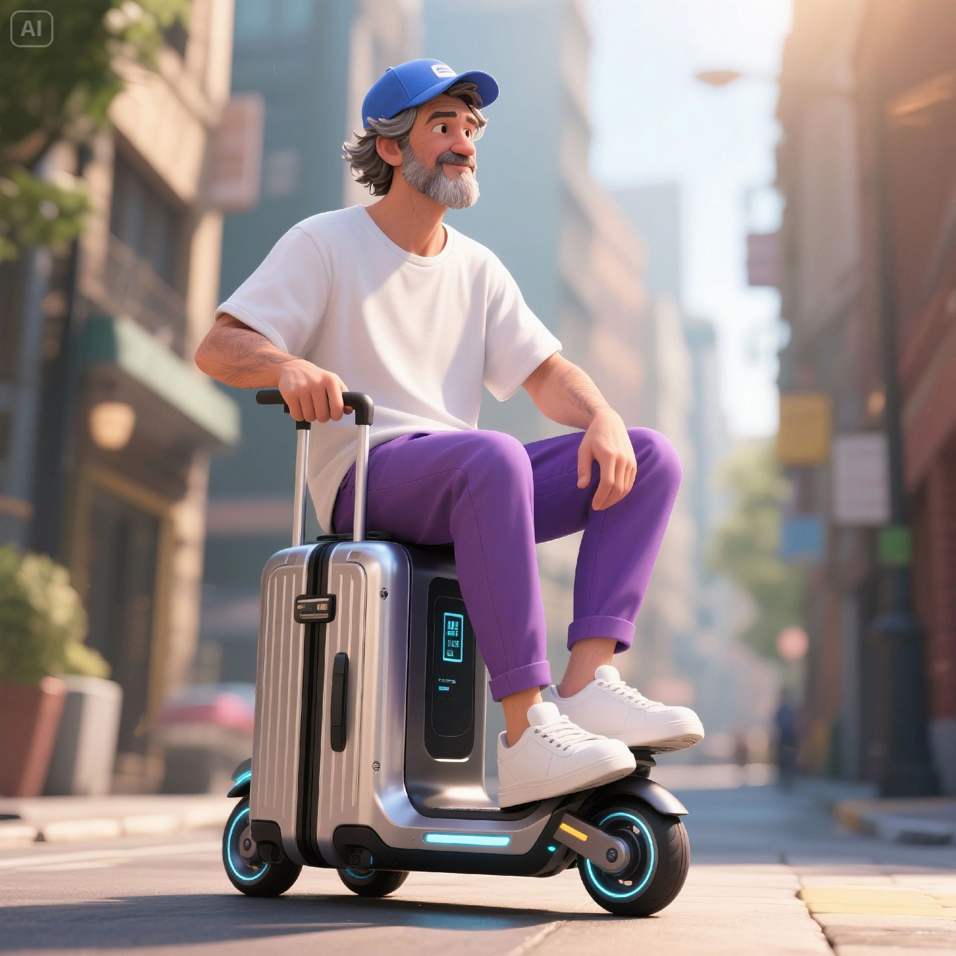 外贸20寸智能电动骑行箱拉杆箱多功能电动行箱拉礼品电动登机箱包