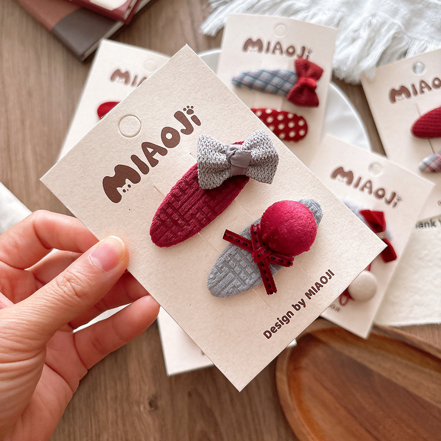 发夹/鸭嘴夹/儿童发夹/植绒/抓夹产品图