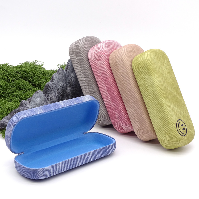 新款简约眼镜盒笑脸近视眼镜盒ins小清新眼镜盒防压墨镜收纳盒详情图3