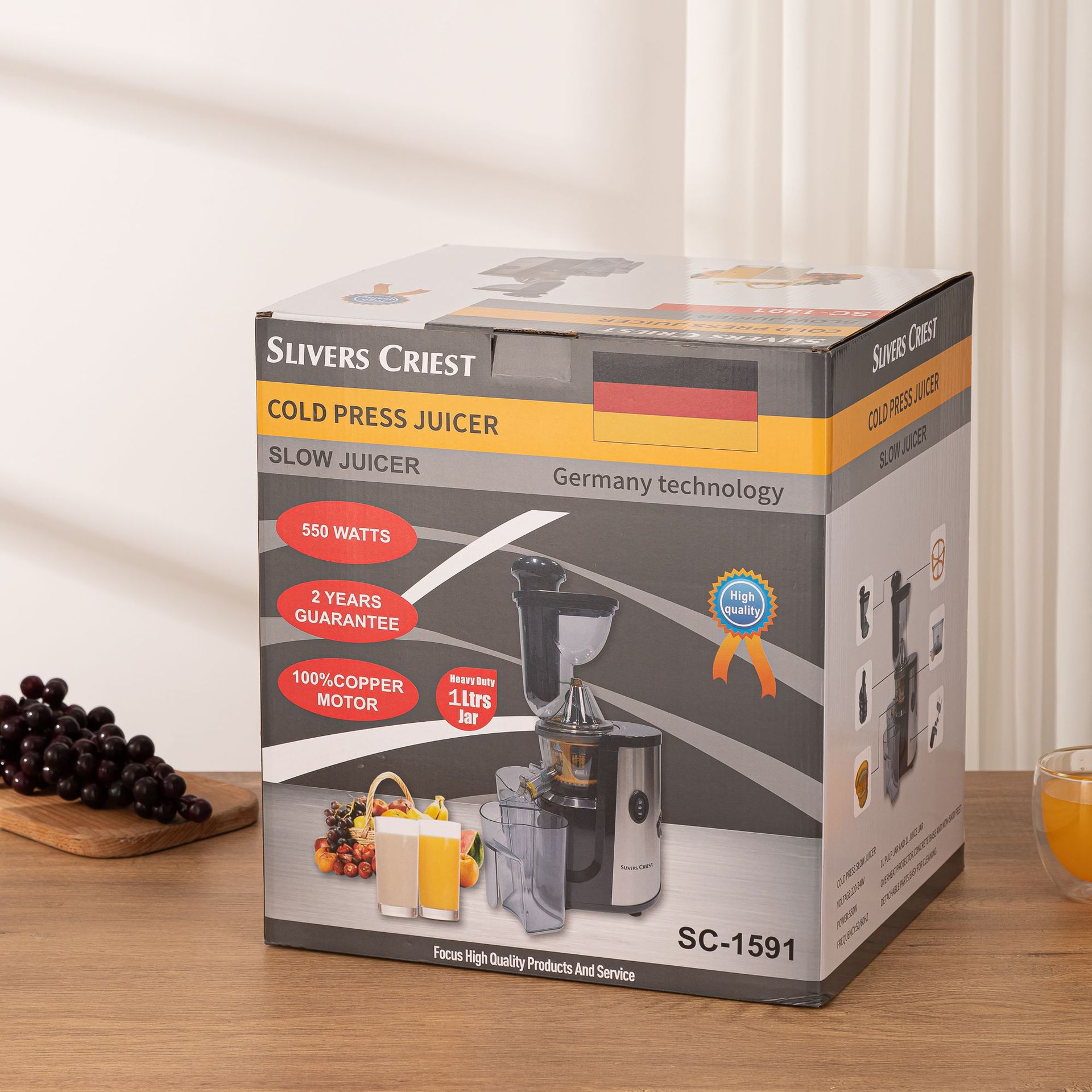 Foreign Trade Export Household Juicer, Multi-Functional Juicer, Residue And Juice Separation, Freshly Squeezed Fruit And Vegetable Complementary Food details Picture