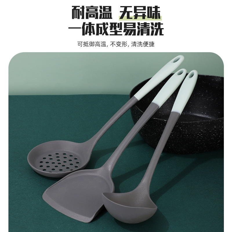 锅铲/硅胶铲子/木铲/套装/手柄漏勺细节图