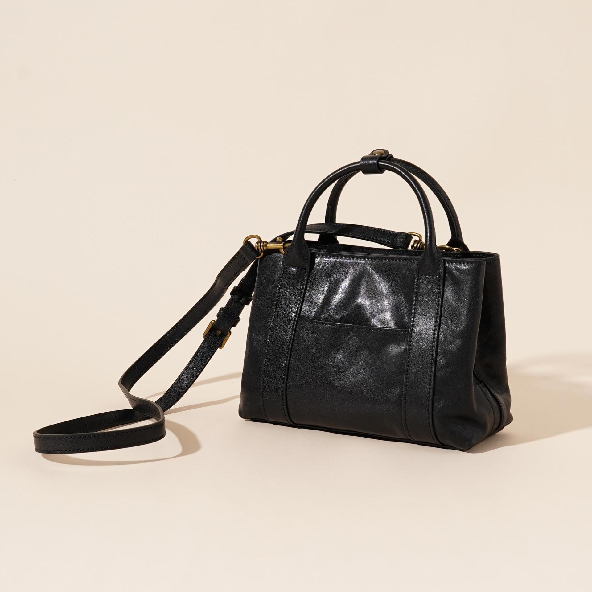 2025新款大容量真皮手提包女高级感百搭斜挎包休闲时尚单肩包牛皮详情10