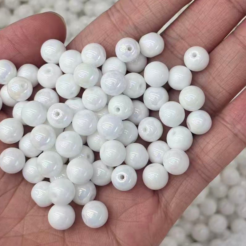 New 8mm round bead colorful Tourmaline beads diy gift bracelets, necklaces, mobile phone chains, clothing accessories pic 11