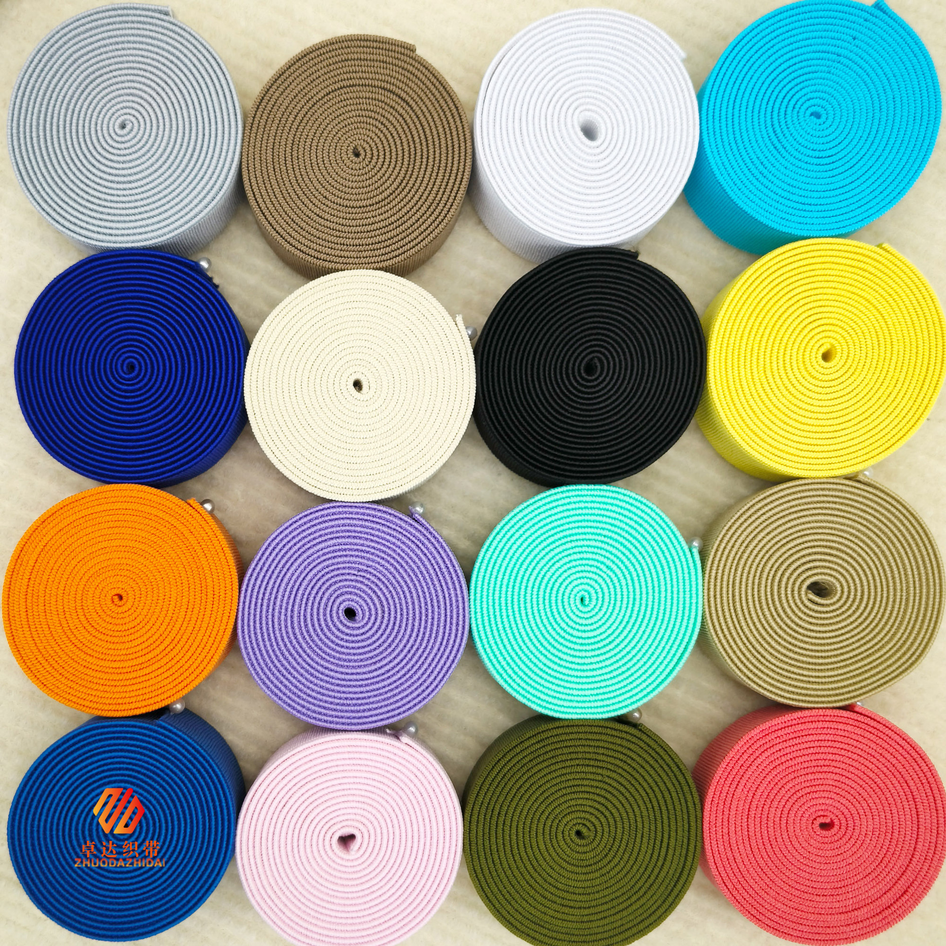 Color Off-The-Shelf Plain Grain Encryption High Elastic Elastic Fabric Head With Waist Hem Hat Accessories Application Scenario