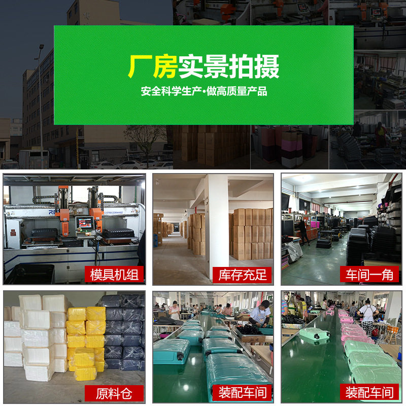 外贸三件套/拉杆箱/跨境防摔/行李箱/PP材质/便携/登机箱/防盗/密码/旅行箱包细节图