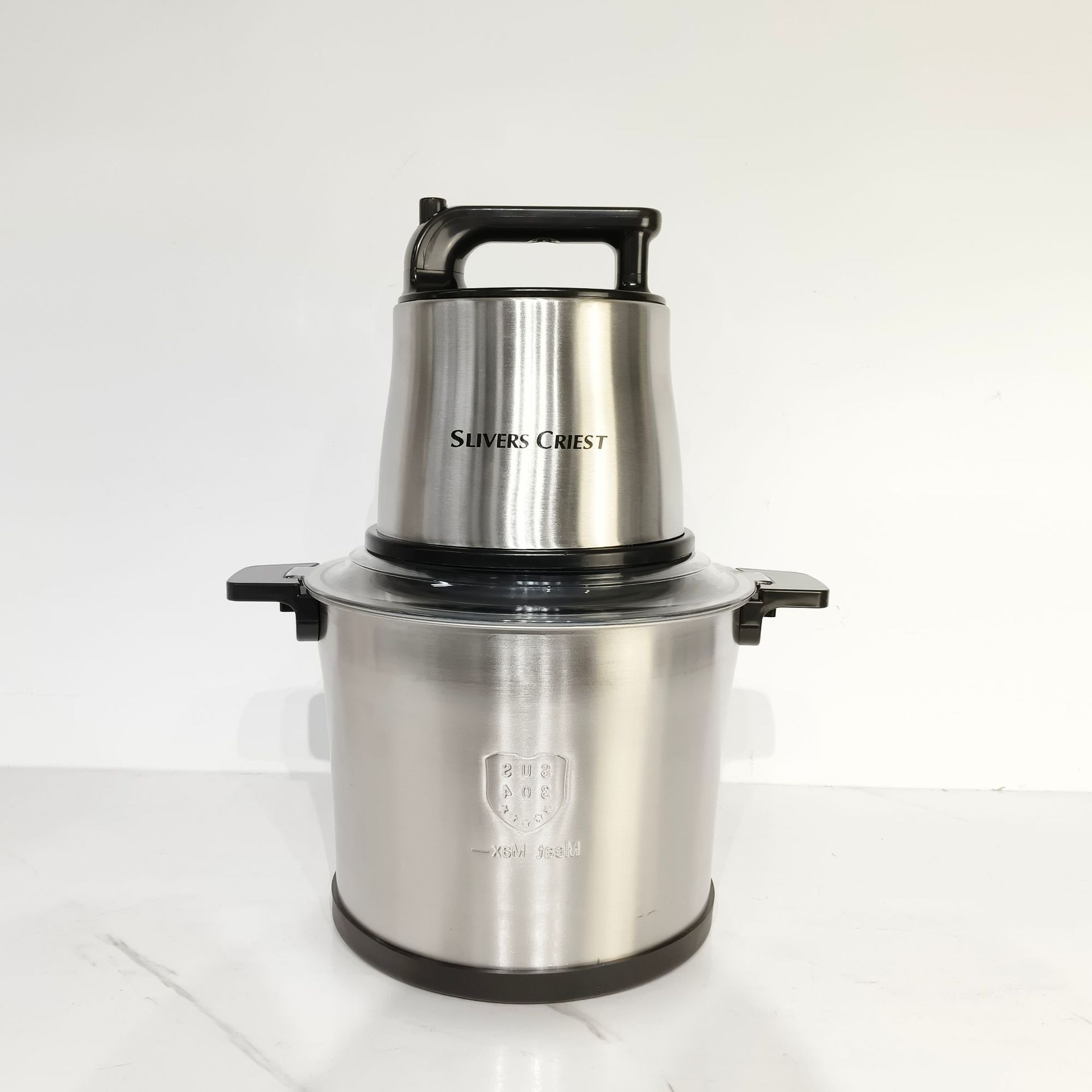 12L Stainless Steel Large-Capacity Meat Grinder For Foreign Trade, Commercial High-Power Vegetable Grinder, Meat Blending And Cooking Machine Specification drawing