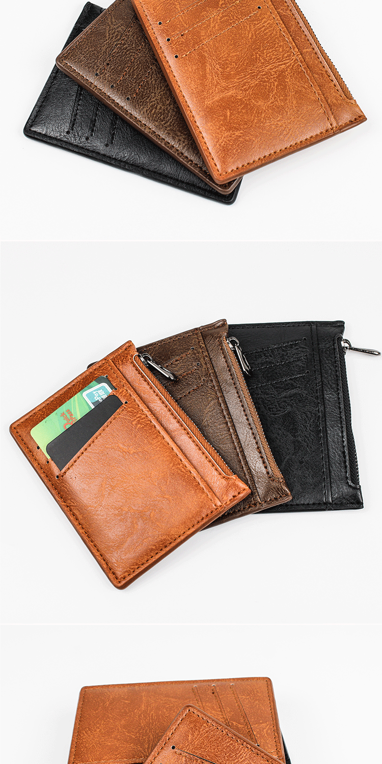 证件卡包大容量多卡位男女通用多功能钱包超薄韩版真皮银行卡夹详情13