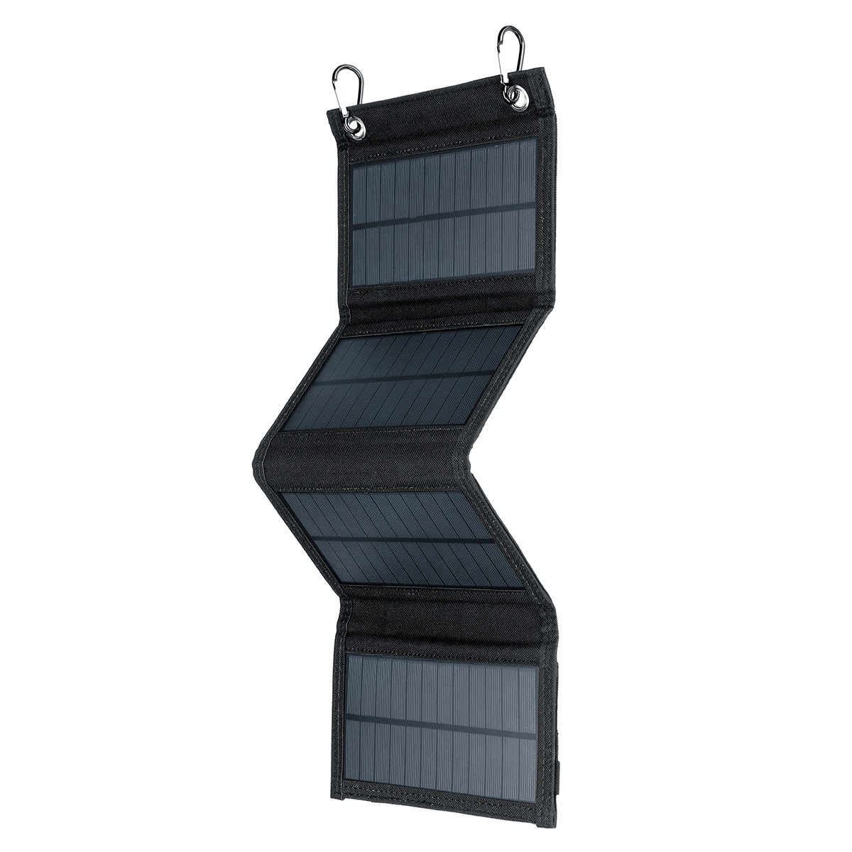 跨境工厂10W单晶硅太阳能板折叠便携户外小型光伏太阳能USB充电板详情图2