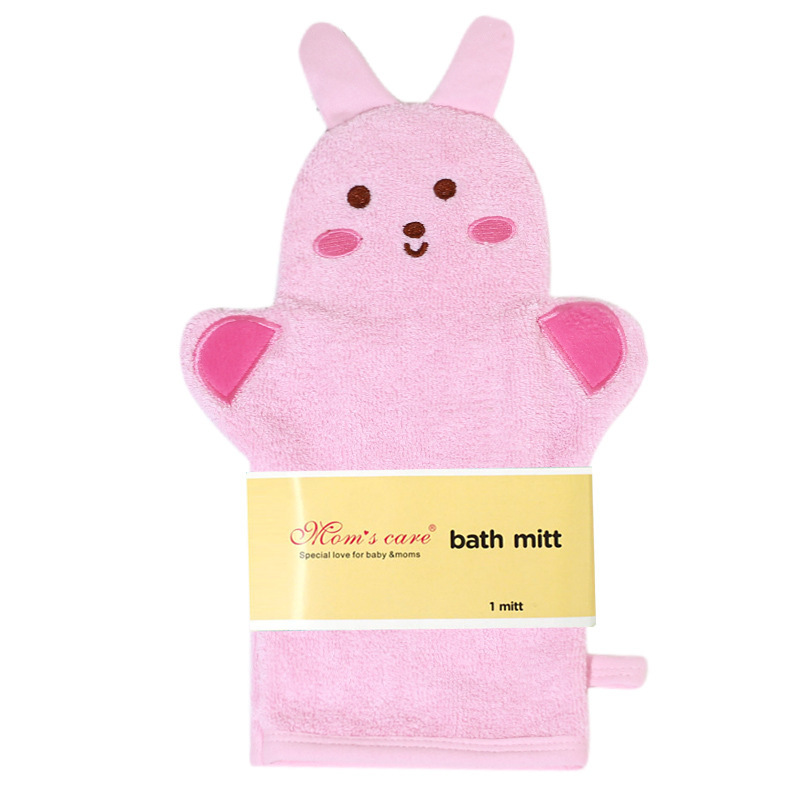 Wholesale large-sized baby cute cartoon bath gloves, children's bath wipes and bath towels, animal-shaped scrub towels Application Scenario