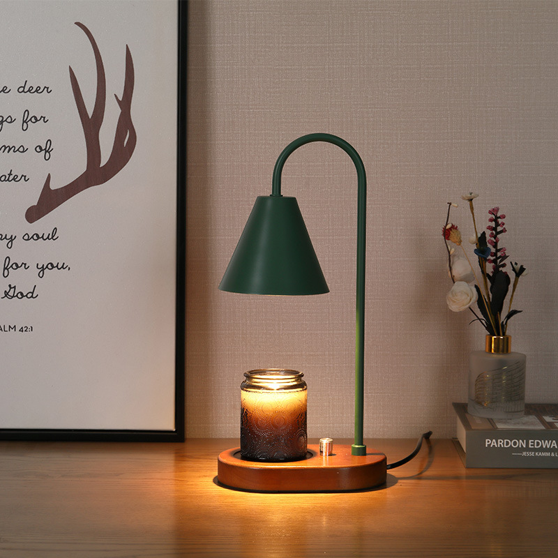 Warm and romantic bedside lamp with scented wax, Nordic style scented candle dimming, popular retro decorative bedroom lamp Application Scenario