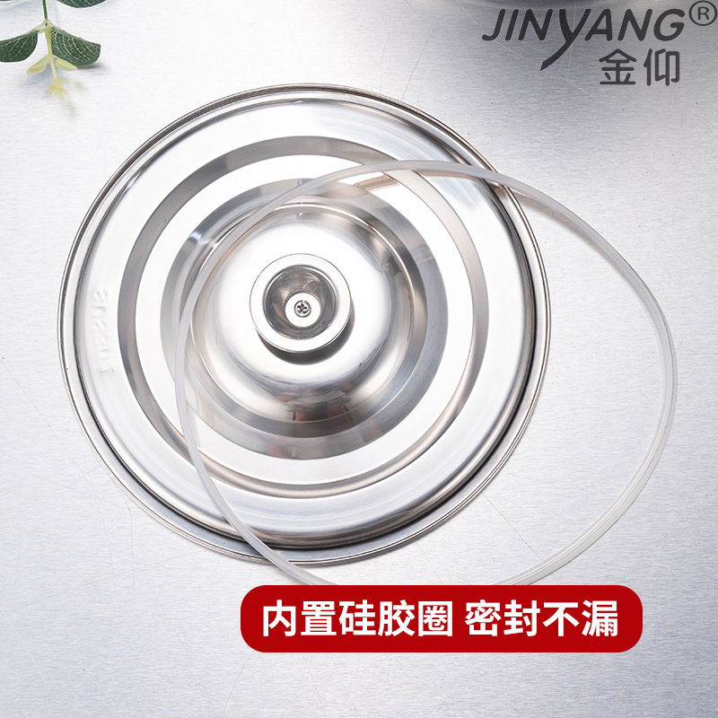 304 Stainless Steel Sealed Pail Sealed Pail Milk Wine Pail Storage Rice Pail Fermentation Pail Oil Pail Transport Pail Tea Can details Picture