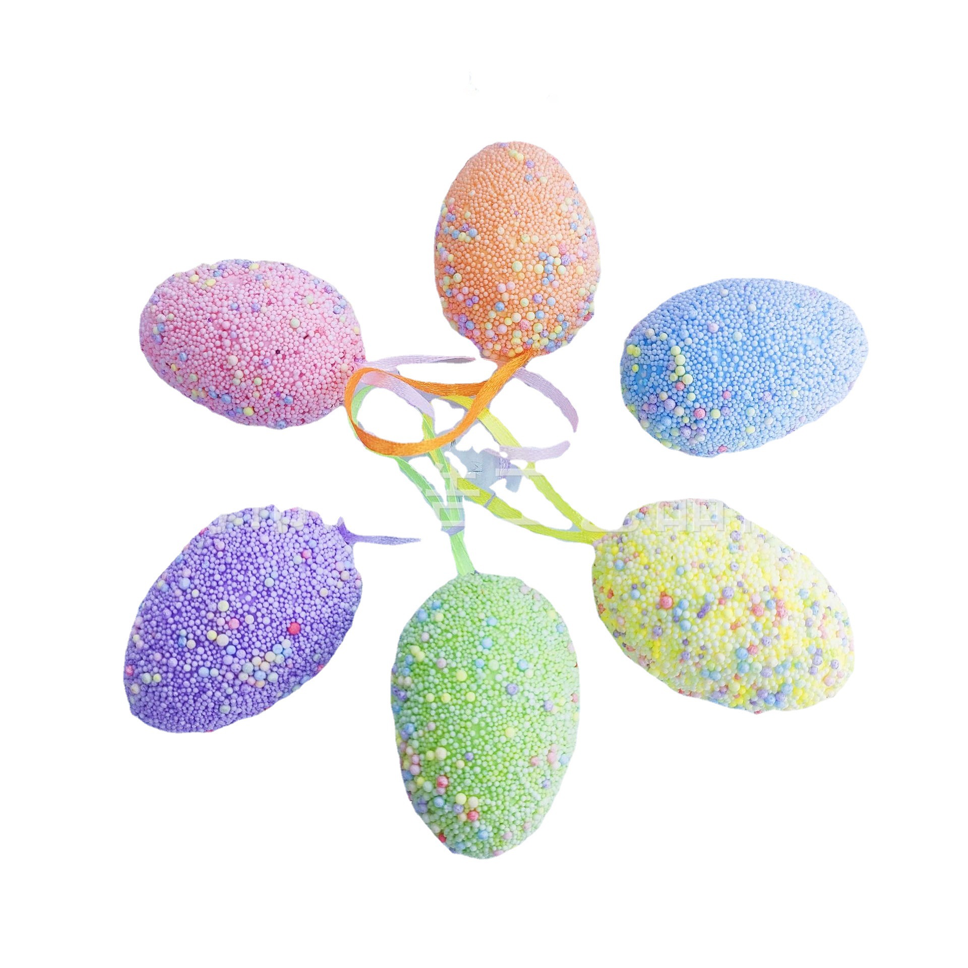 Manufacturers Direct Easter Snow Mud Painted Eggs, Girls Heart Toys, Bird's Nest/Hemp Basket/Carrot Item Picture
