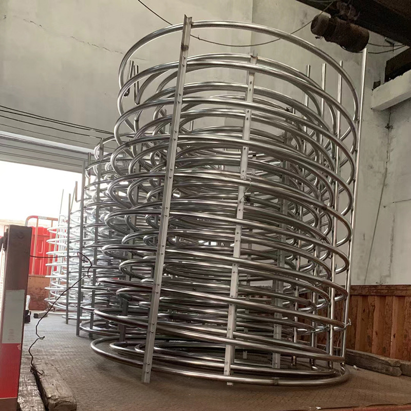 The manufacturer wholesales all kinds of stainless steel elbow pipes, stainless steel round pipes, heating and cooling spiral pipes, and conical coil pipes Specification image