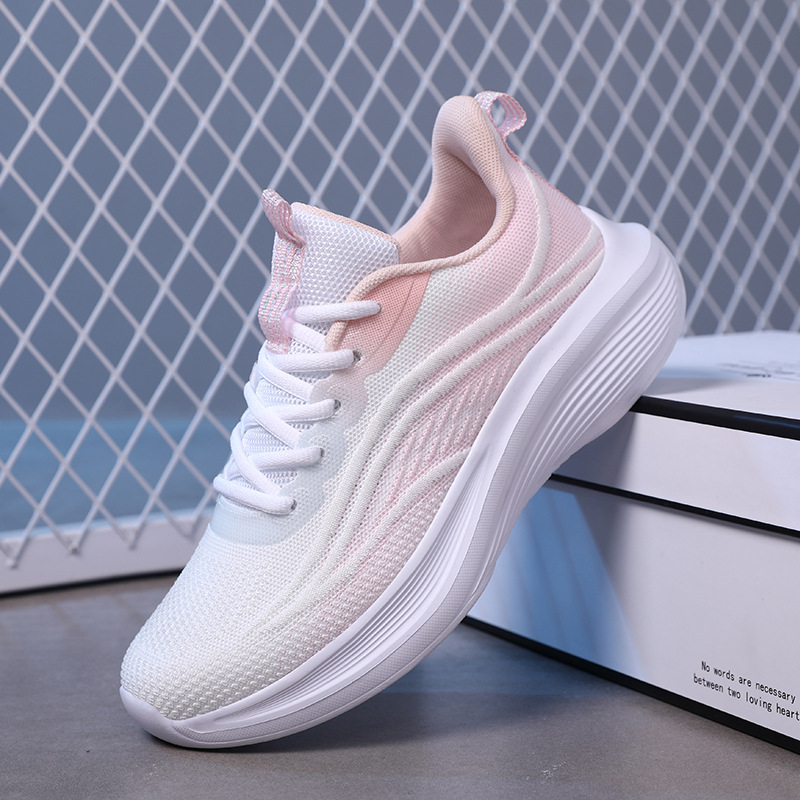 2024 New Spring And Summer Casual Sports Shoes For Women Soft Sole Non-Slip Mother Walking Shoes Korean Version Of All Pairs Travel Shoes For Women