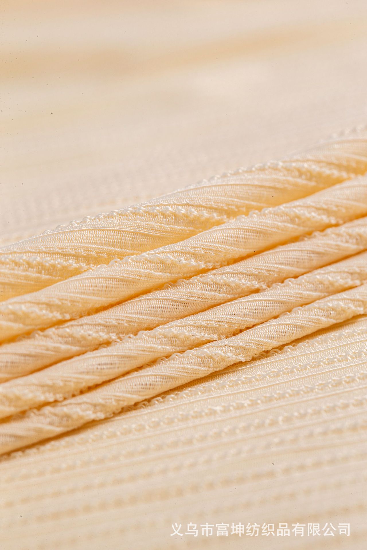 200g人棉亲肤弹力透气夏季连衣裙布料麦穗条产品图