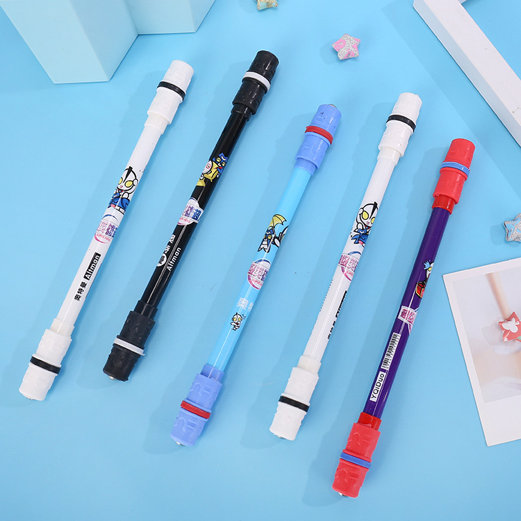 Yqiduo Cartoon Revolving Pen Special Pen Boy Revolving Pen Student Personality Stress Relief Gift Pen Office Supplies Wholesale