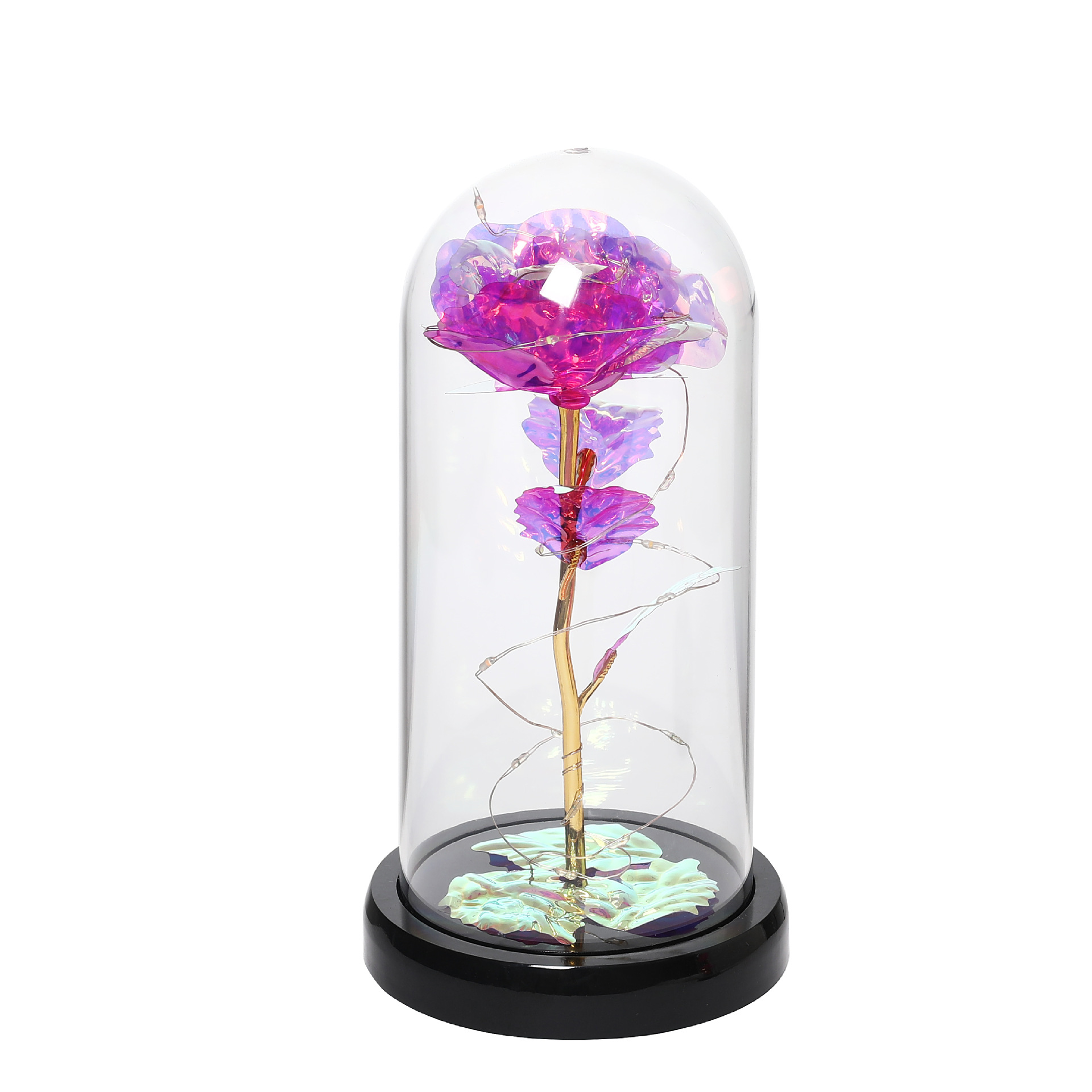 三八节礼物金/仿真花/肥皂花白底实物图