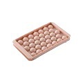 Factory Direct Ice Lattice Mold With Cover Plastic Refrigerator Ice Box 33 Grid Creative Spherical Ice Hockey Ice Lattice Mold Item Picture