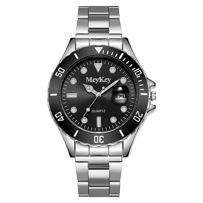 Comercio exterior estilo explosivo verde agua fantasma reloj de los hombres reloj de los hombres calendario correa de acero reloj de cuarzo de alta calidad reloj de pulsera fabricantes en stock details Picture