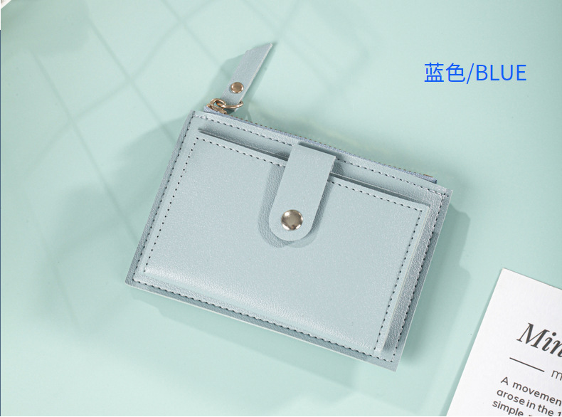 零钱包超女士薄卡包韩版拉链卡片包糖果色公交学生银行卡套美金包详情20