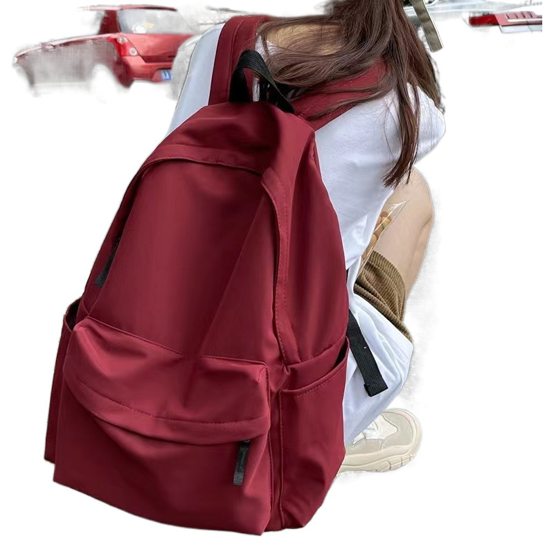 Wholesale of large-capacity Korean Harajuku college student backpacks and high school Ins-style backpacks for girls Item Picture