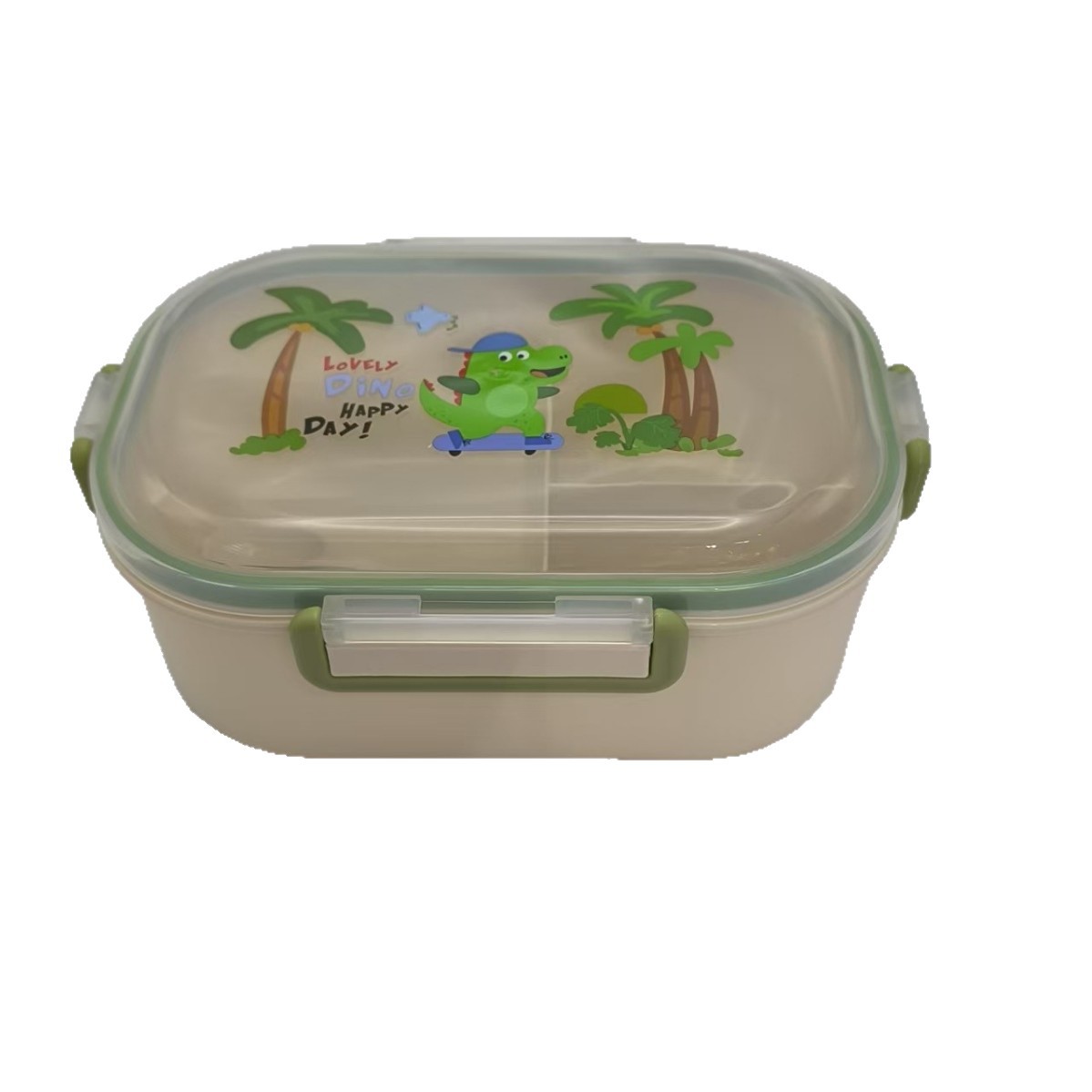 Amazon's best-selling microwave oven, small dinosaur pattern, high appearance level lunch box, cute lunch box for office workers, children and students Item Picture