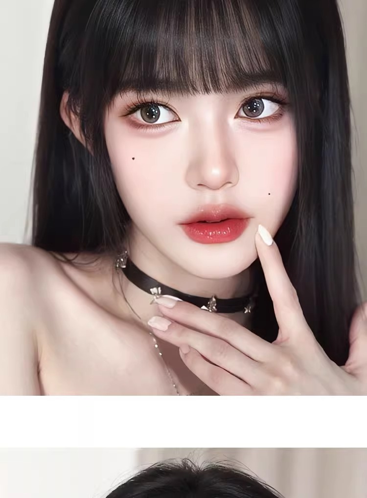 False bangs, natural forehead, real hair, comic bangs, straight bangs, wig pieces, air bangs, hairline, false hair patches pic 12