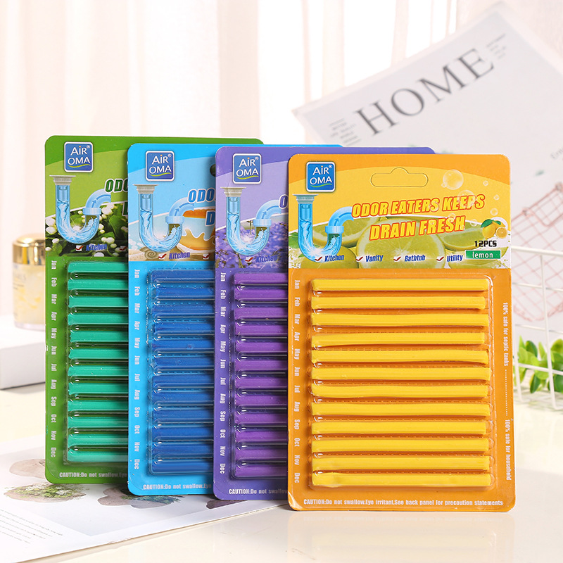 下水道疏通除臭棒疏通管道清洁棒浴缸洁净疏通器除味去污清洁棒