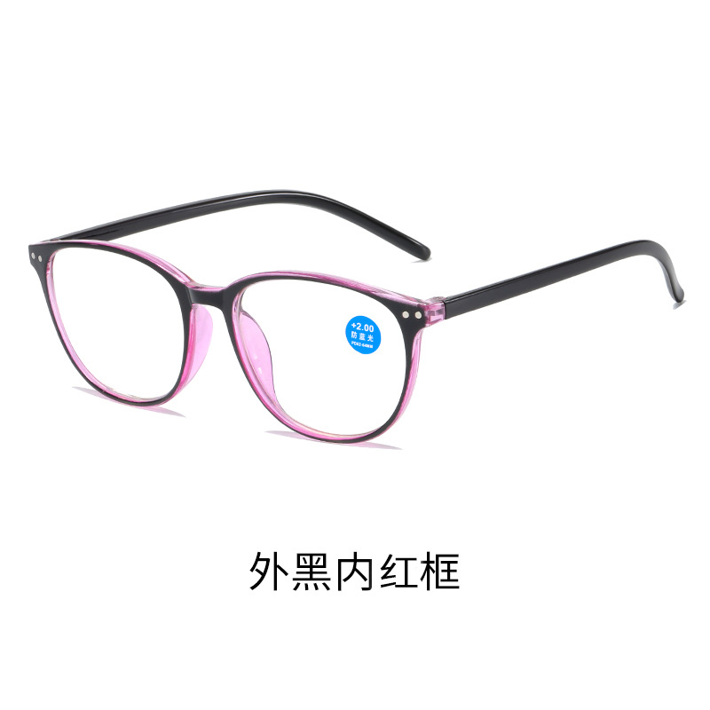 Wholesale of 6008 anti-blue light reading glasses from the original manufacturer, featuring lightweight frames for both men and women Item Picture
