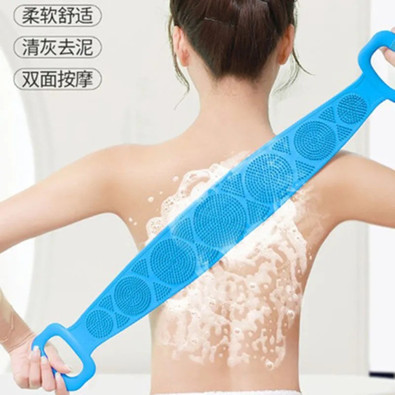 俊美厂家批发/多功能硅胶搓/双面按摩拉背细节图