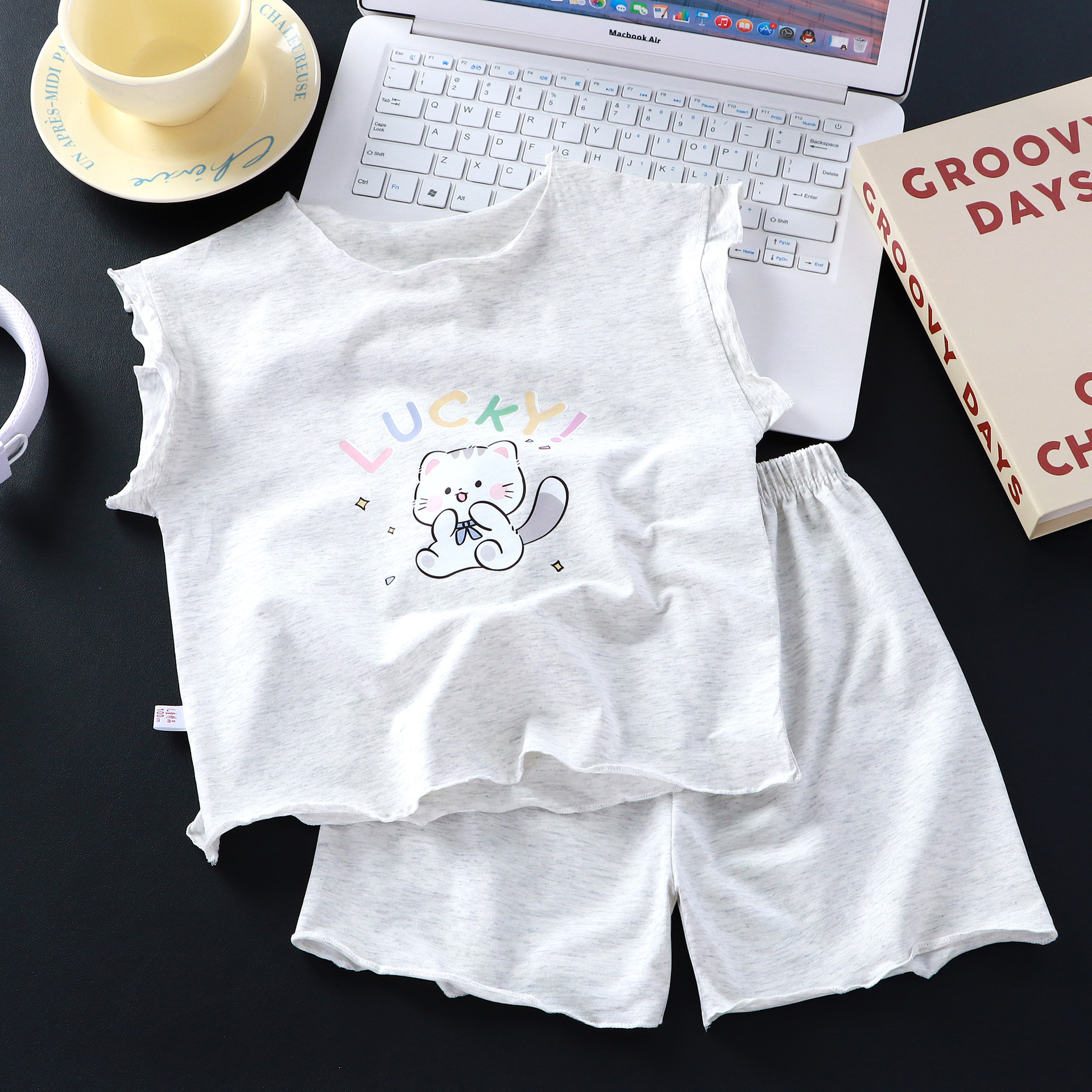 2024夏季新款女童夏装宝宝短袖短裤冰山棉女孩小清新童装95棉产品图