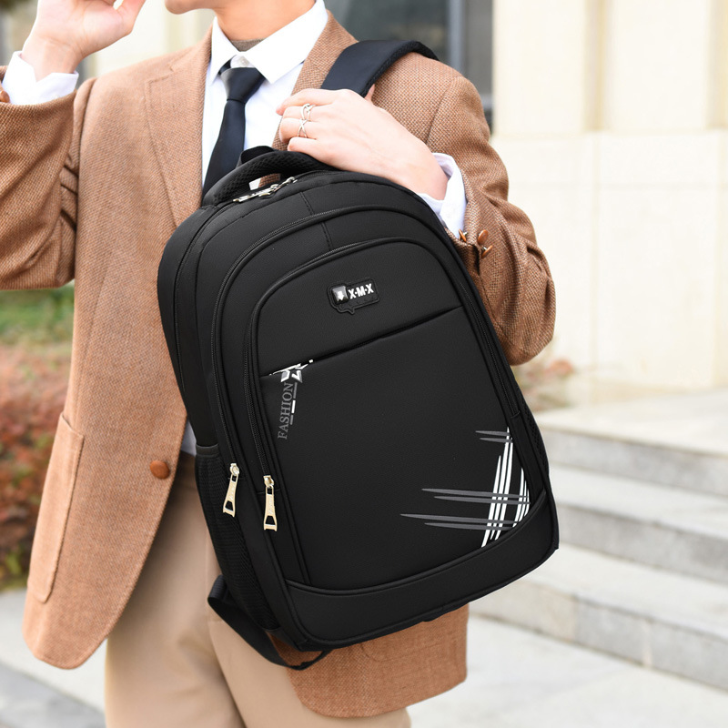 Nueva mochila de gran capacidad de negocios mochila de computadora casual bolsa de escuela secundaria mochila de viaje a prueba de agua details Picture