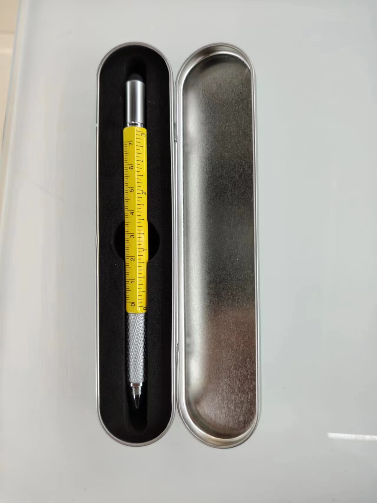 多功能跨境电容笔六合一金属圆珠笔刻度尺工具笔双头螺丝刀圆珠笔详情9