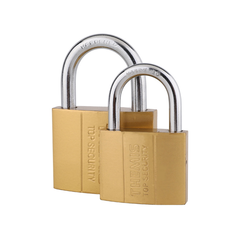 Factory direct sales of imitation copper padlocks, single opening locks, dormitory drawer locks, wholesale locks, brass padlocks, anti-theft small locks Item Picture