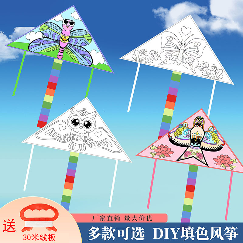 风筝/风筝材料包/大金鱼风筝/儿童风筝/智利风筝产品图
