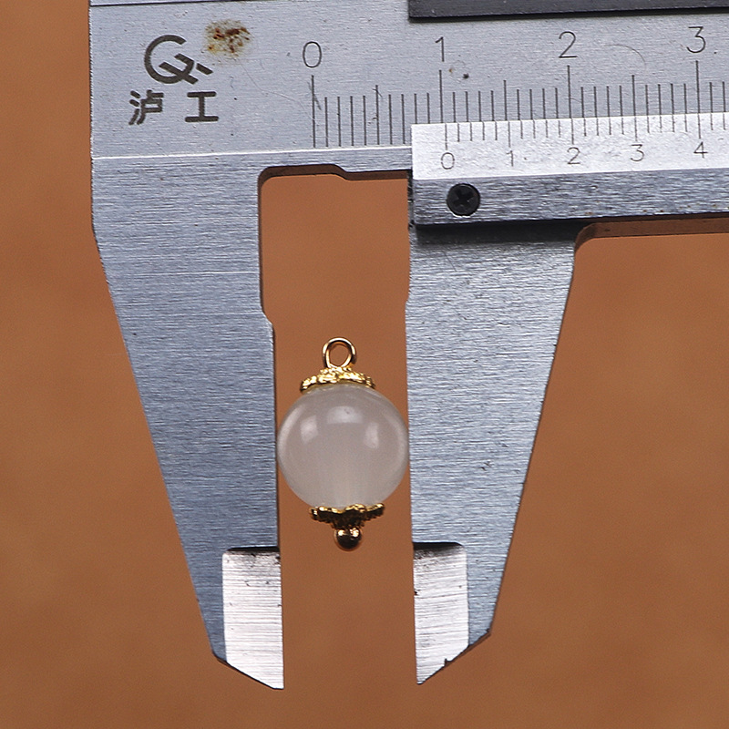 Chinese-style colorful round shirts, cardigans, Hanfu decorations, lantern buttons, Chinese-style foot buttons, imitation jade cheongsam buttons Specification image