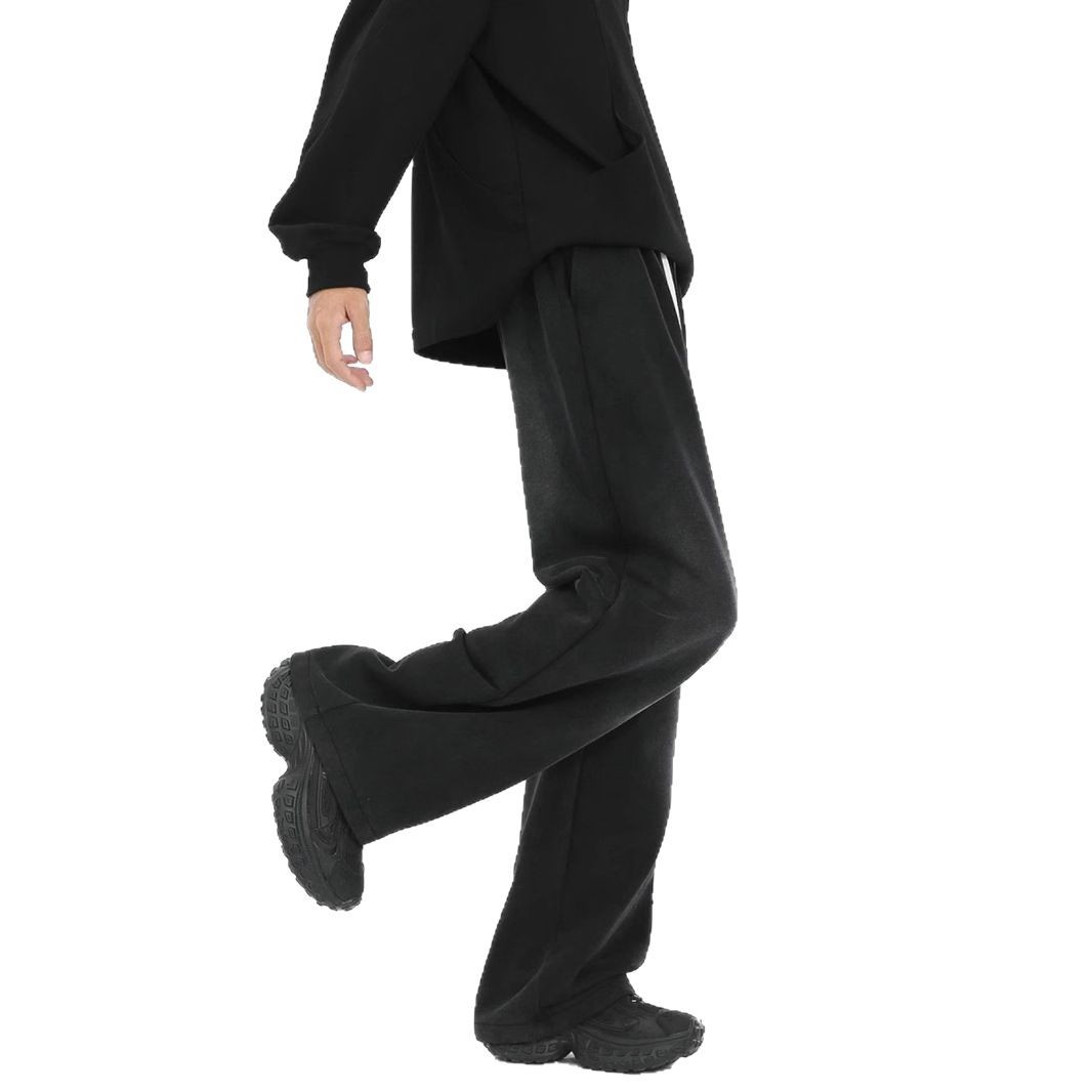 cleanfit straight casual pants retro wide-leg mop pants Item Picture