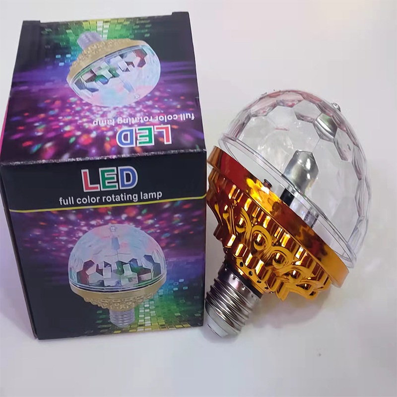 New Led Colorful Rotating Small Magic Ball Ktv Home Christmas Festival Dj Bungee Dancing Atmosphere Stage Lights Flash Application Scenario
