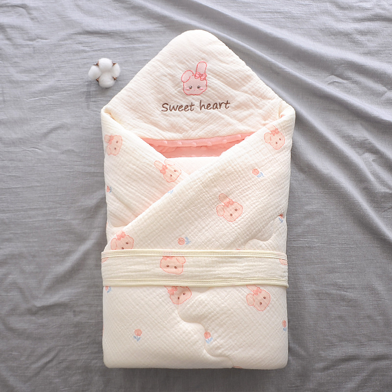 A Class A Pure Cotton Autumn And Winter Baby Born With Cotton Blanket Thick Newborn Baby Delivery Room Outside Winter Blanket