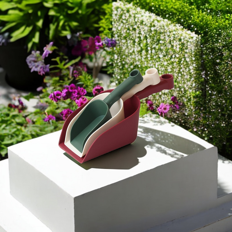 塑料土铲园艺铲土勺种花园林工具家用多肉盆景种植铲猫砂铲