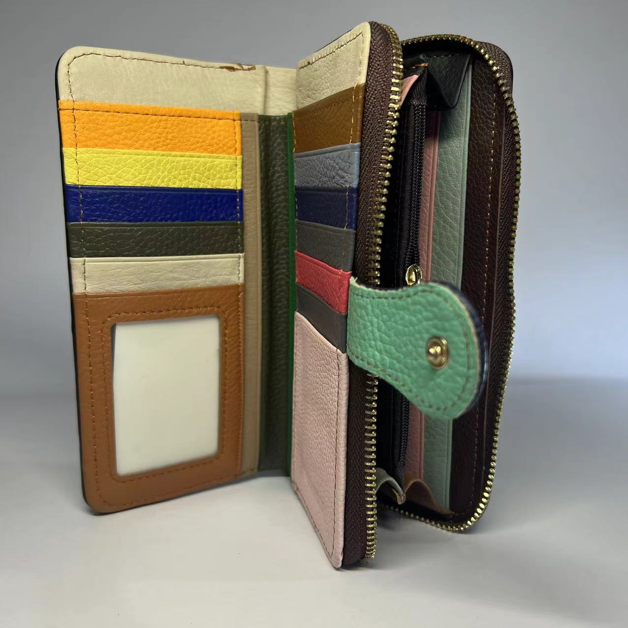 钱包/小钱包/真皮零钱包/女士包/真皮钱包细节图