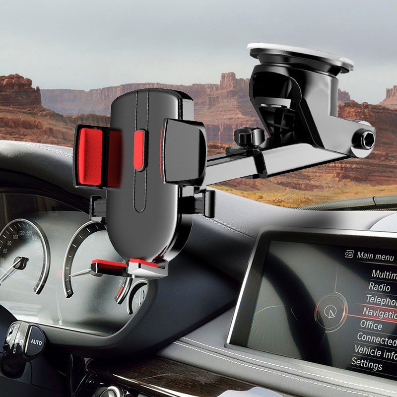 Car stand, mobile phone stand, silicone suction cup, telescopic rod, car stand, navigation, mobile phone stand, 360-degree rotation Specification image