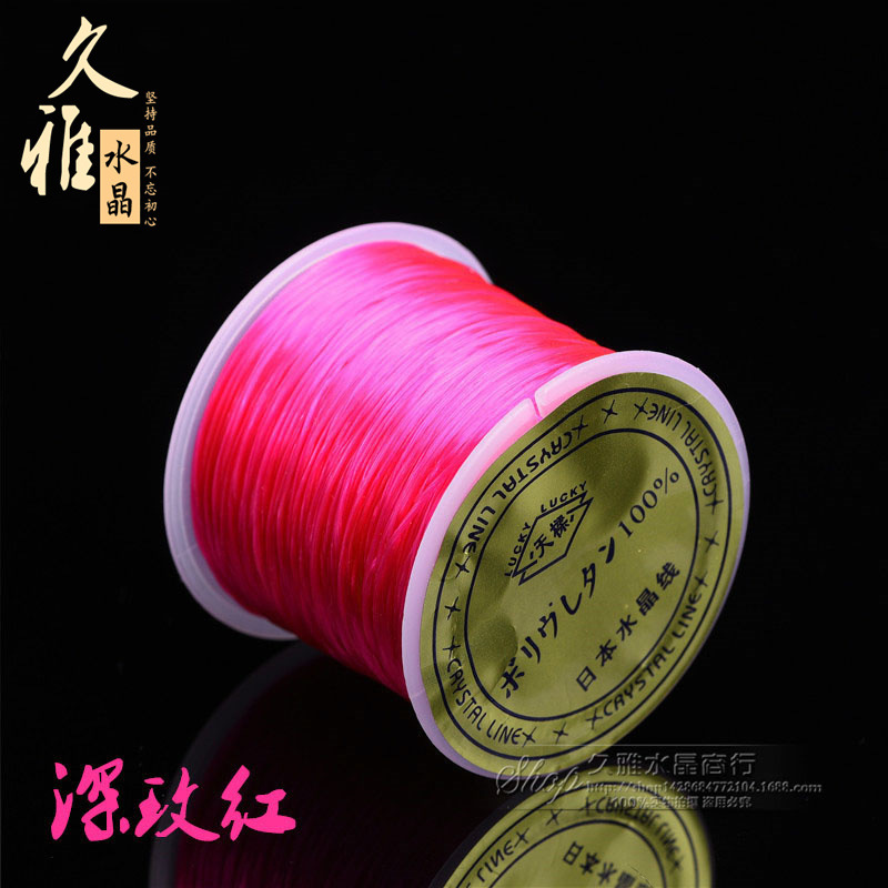 Jiuya Crystal bracelet with elastic thread, crystal thread and beaded thread, 50-meter large roll DIY handmade accessories Specification image