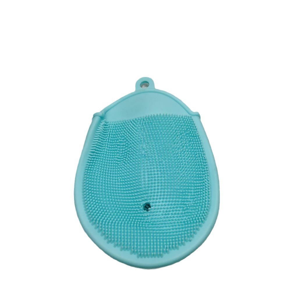Silicone Bath Towel Massage Rub Back Bath Brush Soft Hair Scrub Brush Video Live Supply Rs-300211 Item Picture