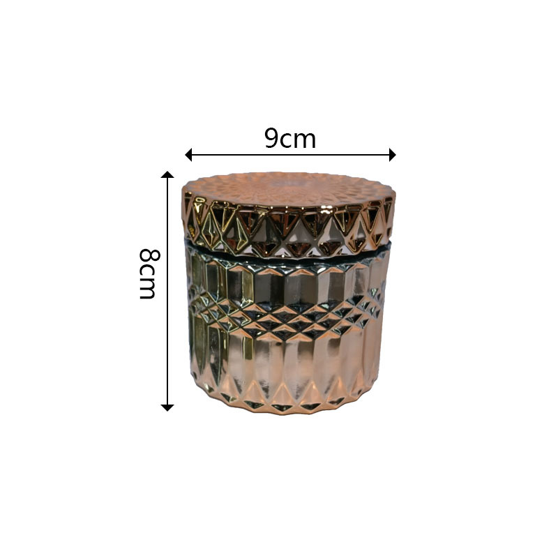 Light Luxury Retro Glass Pen Holder Glass Storage Box Glass Candy Jar Glass Ashtray Glass Jewelry Box Application Scenario