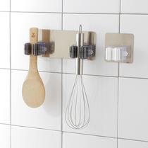 Magic tape strong hook bathroom traceless mop hanger
