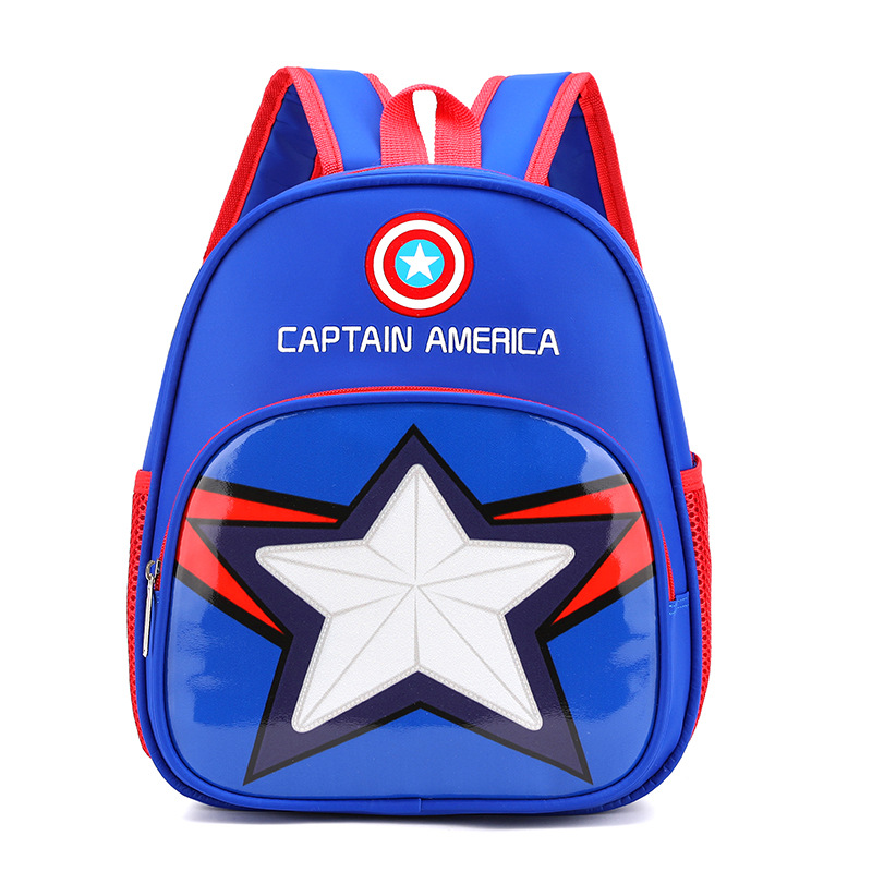 New wholesale schoolbags for primary school students, boys' and girls' tutoring, Elsa Spider-Man cartoon schoolbags, anime kindergarten schoolbags Item Picture